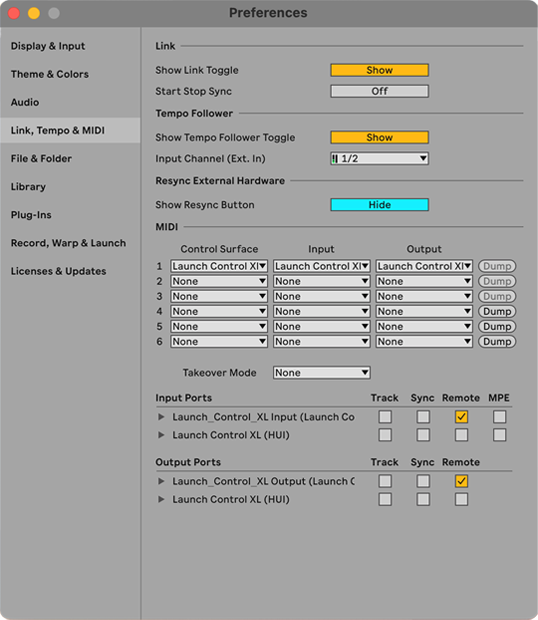 How to set up Launch Control XL MK1 and MK2 with Ableton How to set up Launch Control XL MK1 and MK2 with Ableton