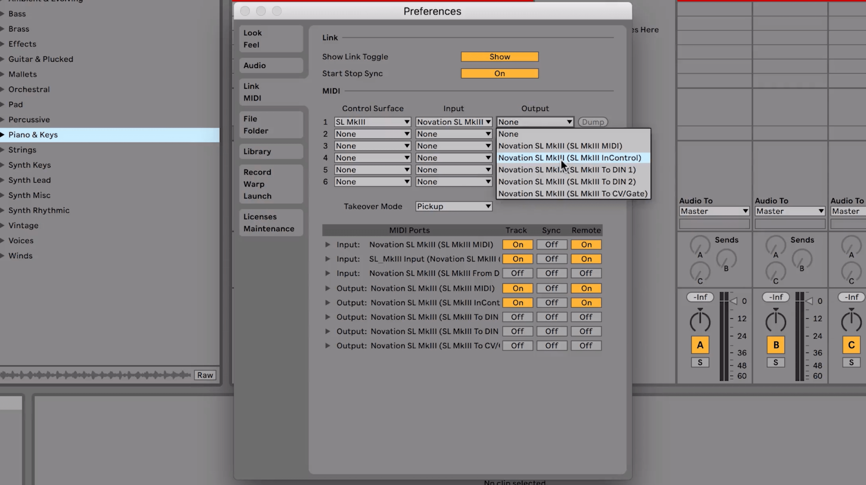 ableton live setup