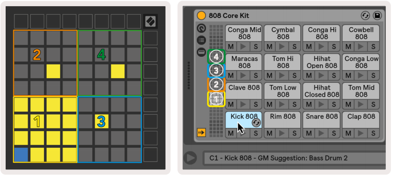 Launchpad X/Pro Mk3 - Ableton Live Drum Mode – Novation