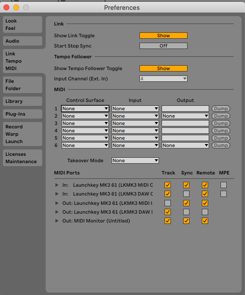 launchkey mk2 ableton setup