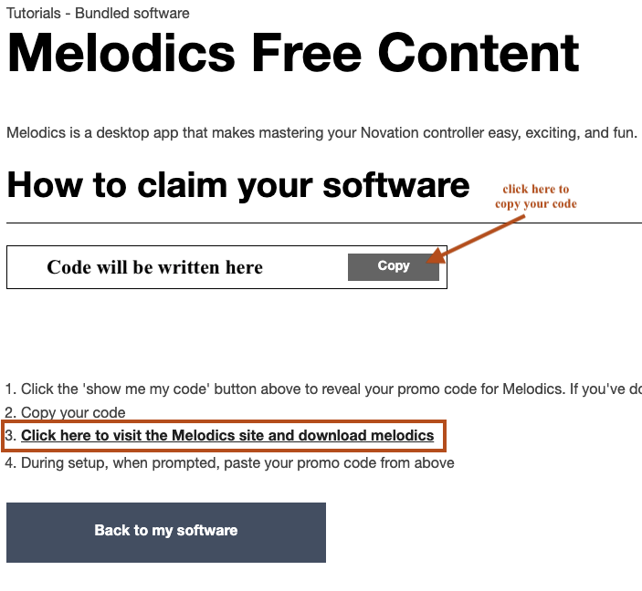 melodics free subscription